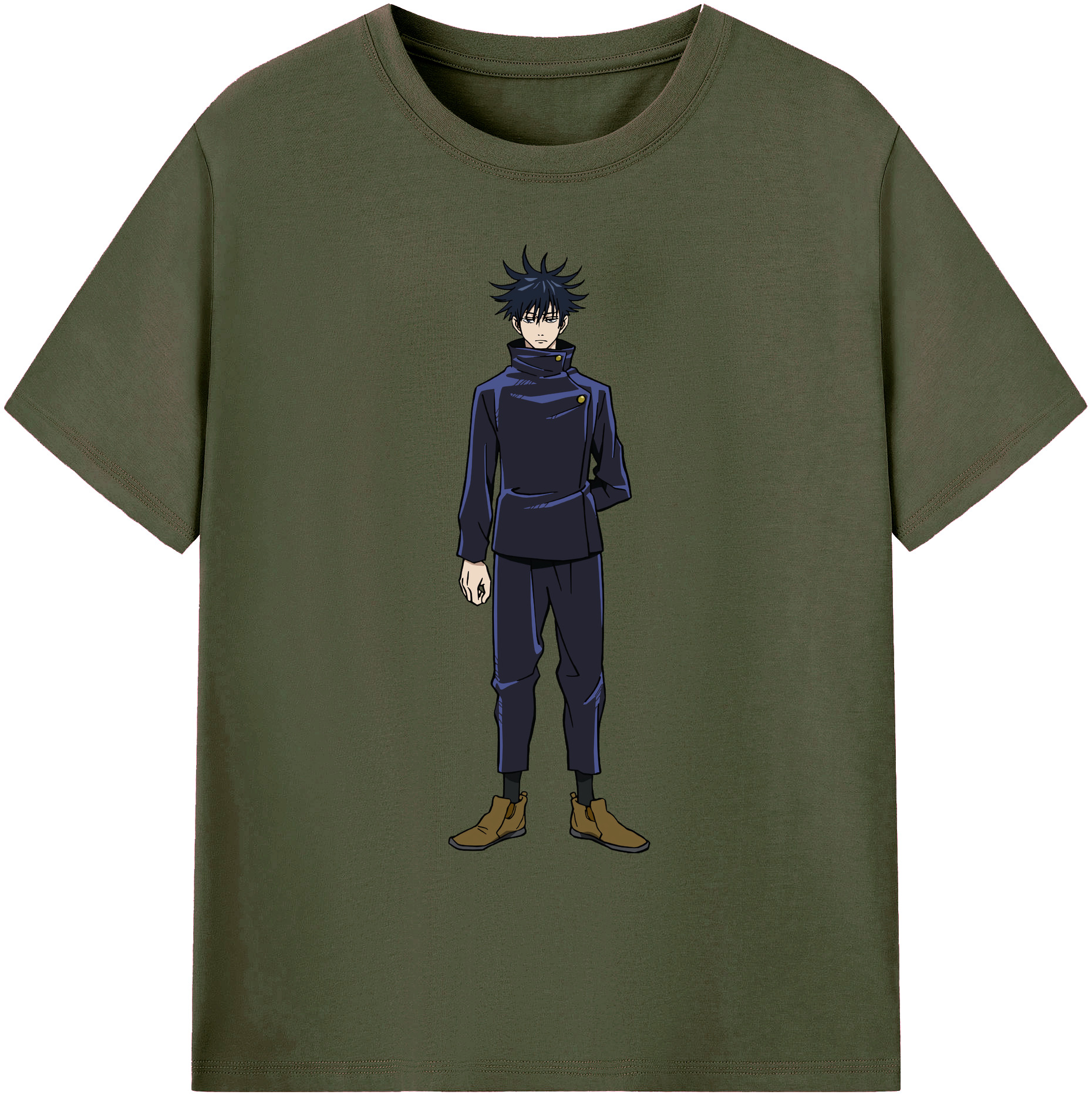 （画像用） 呪術廻戦 Jujutsu Kaisen 綿100％ メンズ半袖Tシャツ｜肌触りやわらか＆通気性